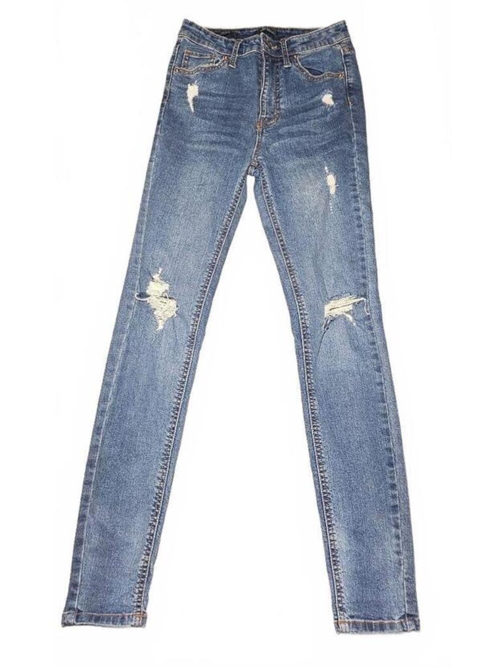 Wild Fable Womens 6 Distressed Skinny Jeans Blue